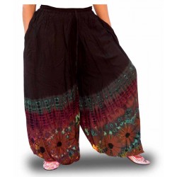 Pantalón bombacho mujer talla grande